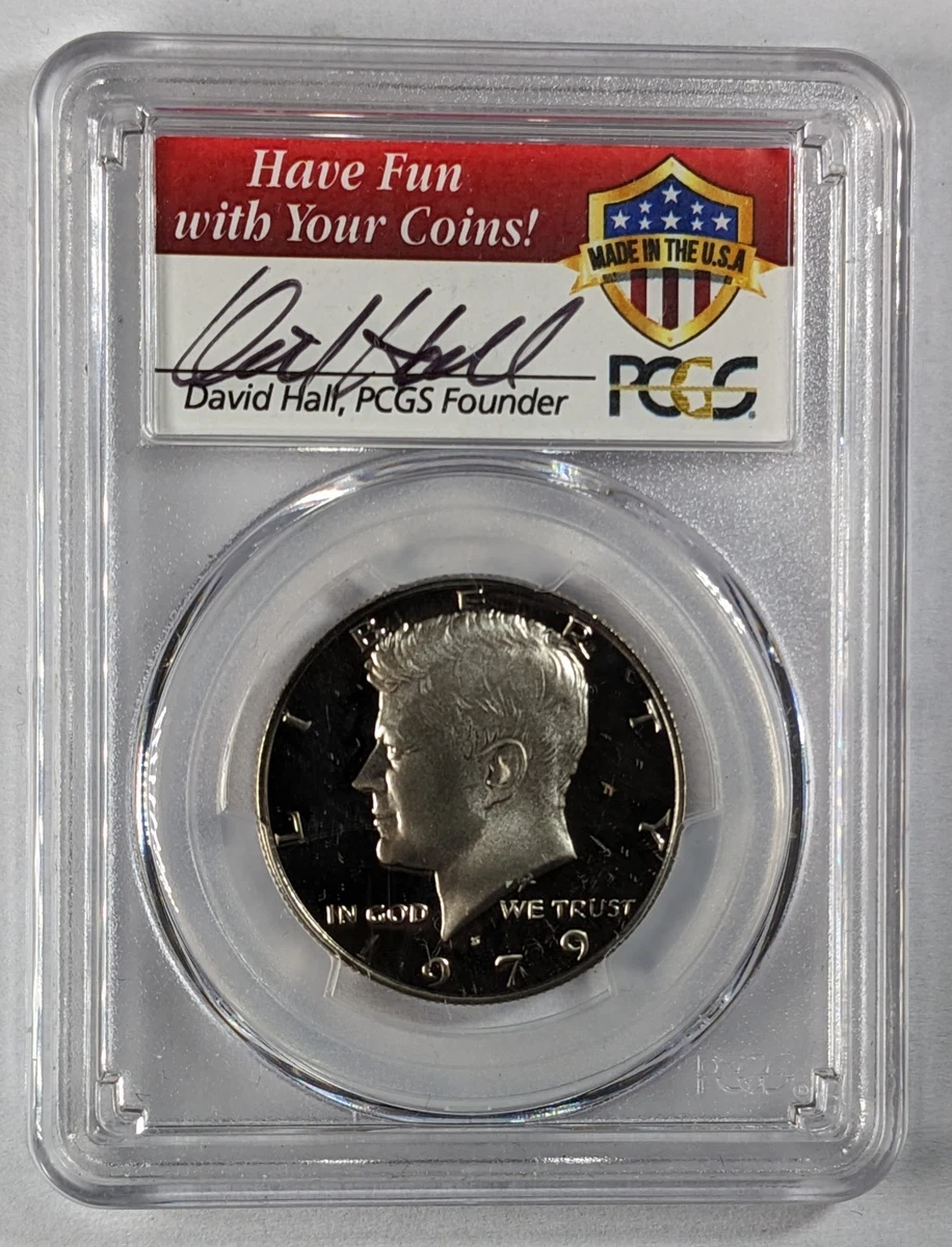 PCGS Certified PR 69 Graded 1979 Kennedy US Half Dollars (1964-Now