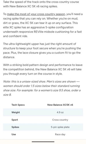 New Balance XC 5K v6 Cyber Jade pista da corsa cross country punte unisex taglia 9 - Foto 9 di 9