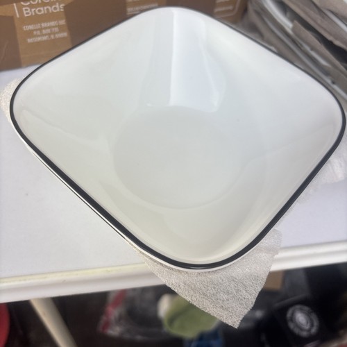 Corelle Simple Lines Square 18 Piece Dinnerware Set Open Box See Details - Picture 8 of 18