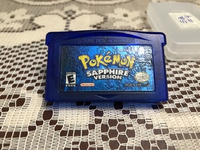 Pokemon Sapphire Version (Game Boy Advance, 2005) NEW BATTERY! AUTHENTIC! TESTED