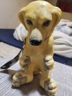 Playful Pup Yellow Labrador Wine Bottle Holder  - Oak and Barrell