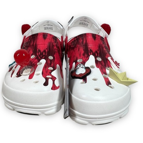 Crocs It Pennywise All Terrain Clog Mens 10 Womens 12 Horror Stephen King - Picture 3 of 17