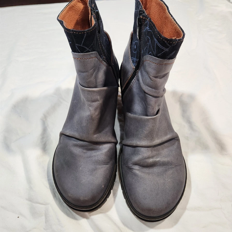 The Art Company Boots Women's 40/9 Suede Leather Comfort Boho Bohemian Artist - Image 2 of 4