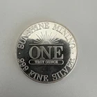 1oz Silver round Sunshine Mining