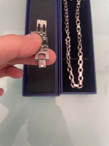 herren edelstahl halskette und armband set - Bild 6 von 13