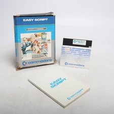 Easy Script Commodore 64 Advanced Word processor 1983 in Original Box w/ Manual