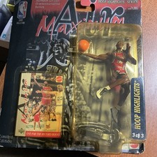 1999 Mattel Michael Jordan Maximum Air Hoop Highlights 63 Point Game Figure   