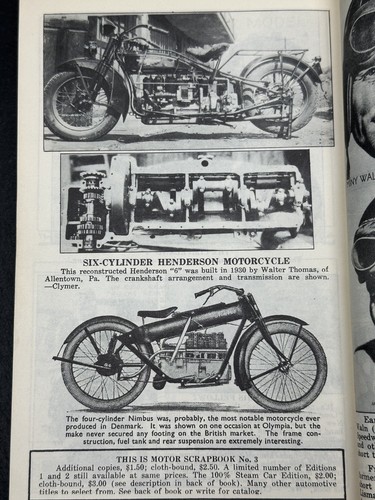 FLOYD CLYMER'S HISTORICAL MOTOR SCRAPBOOK #3 + CHRISTMAS MOTORBOOKS M18 - Picture 15 of 23