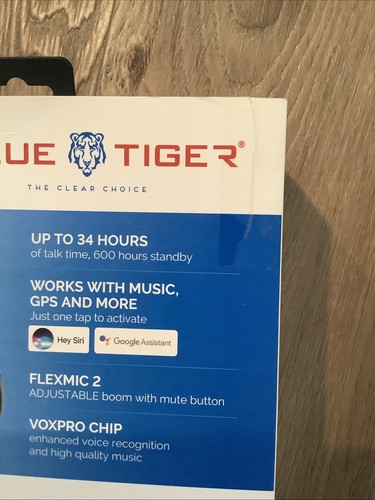 Casque bluetooth BLUE TIGER ELITE PLUS 2 en 1. Neuf scellé en usine. Veuillez lire - Photo 2 sur 10