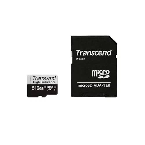 Transcend High-Durability microSD Card 512GB UHS-I U3 Class 10 for Dash Cams and - Image 2 of 4