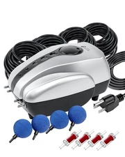 All-in-One Koi Pond Aerator for Outdoor Ponds up to 2000 Gallons, Pond Air Pu...