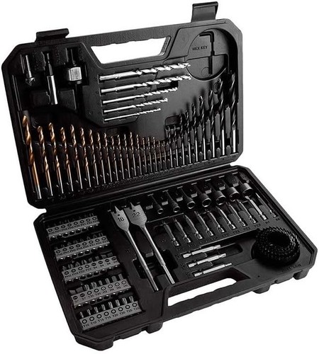 103tlg Werkzeug Set Bosch Professional Bohrer Titan Schrauben Mauerwerk Holz Metall - Bild 5 von 5