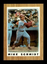 1987 Topps Mini #30 Mike Schmidt NM+ X1934168