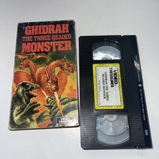 Ghidrah The Three Headed Monster (VHS, 1988) Starring Godzilla, Rodan, & Mothra