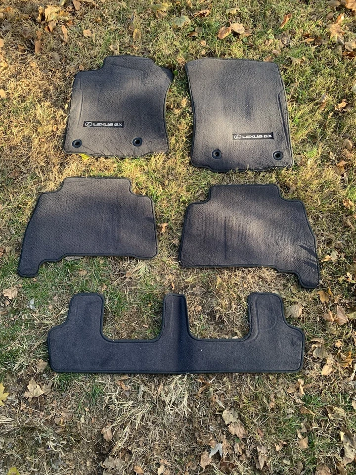 Juego de 5 alfombrillas originales OEM (negro) Lexus GX460 (2014-2018) (negro)  Foto 2 de 2