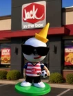Jack in the Box Mini Soccer World Cup Bobblehead USA Jersey! Hot Ones Collab