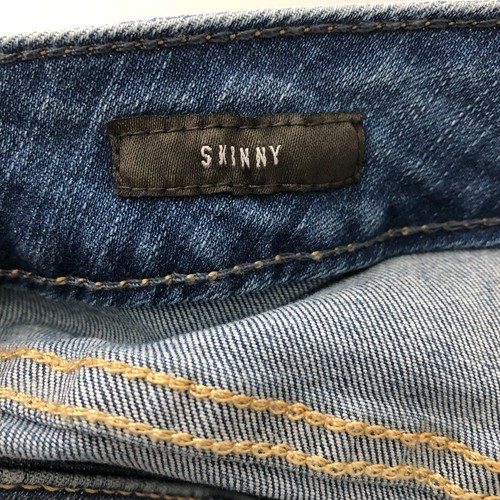 Torrid Jeans Women's Plus Size 18 Denim Blue Skinny Mid/High Rise Raw Hem - Picture 4 of 16