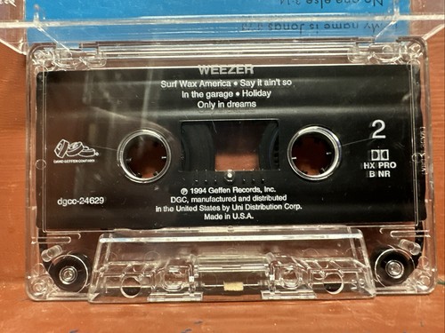 Weezer (Geffen, 1994) Cassette, Blue Album - Picture 5 of 6