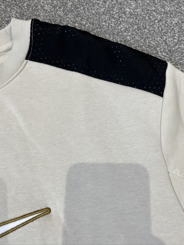 Nike Swoosh Fleece Crew Oberteil Sweatshirt für Herren - beige - FN0245-104 - Large - Bild 4 von 6