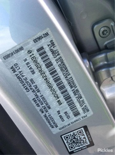 MERCEDES BENZ C CLASS W205 05/14-07/18 A/C COMPRESSOR 2.0T M274.920 0008303002 - Picture 9 of 9