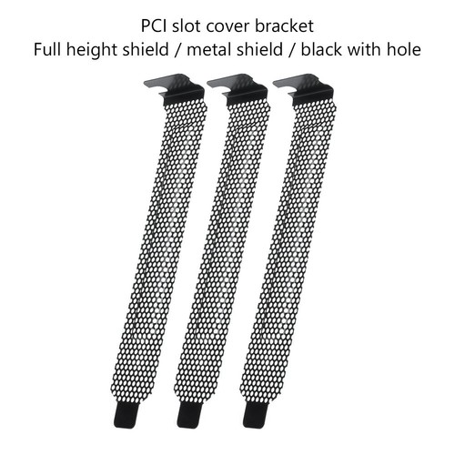5Pcs Plate Cover PCI Blanking Slot Metal With Screws For PC Computer Case - Picture 3 of 9