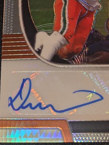 2020 Prizm Draft Picks DeeJay Dallas Hyper /75 RC Auto - Picture 2 of 12