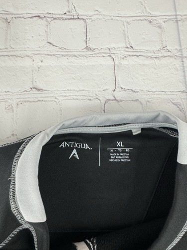 NFL Antigua New Orleans Saints bestickt schwarz Polyester Sweatshirt Herren XL - Bild 6 von 10