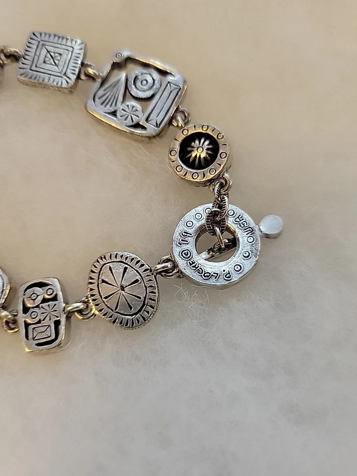 Patricia Locke Women's Silver Plated Bracelet with Swarovski Crystals 8" - Image 4 of 4