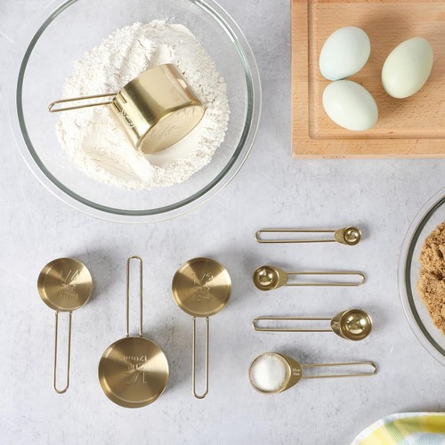 Martha Stewart Richburn 4 Piece Gold Measuring Spoons (Set of 4), - Picture 2 of 5