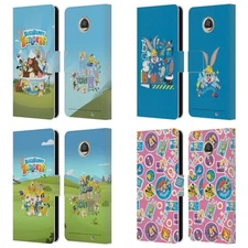 BUGS BUNNY BUILDERS GRAPHICS LEATHER BOOK WALLET CASE COVER FOR MOTOROLA PHONES
