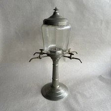 Antique Absinthe Fountain Dispenser Victorian French Four Spout JR Marquee