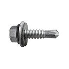 AMERICAN GARAGE DOOR SUPPLY TAOZ141W Hinge Screw, Door Mount, 1 in L, PK24 5MVD1