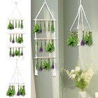 Herb Drying Rack with Detachable Hook Easy to Hang Flower Dehydration Rack suBeK