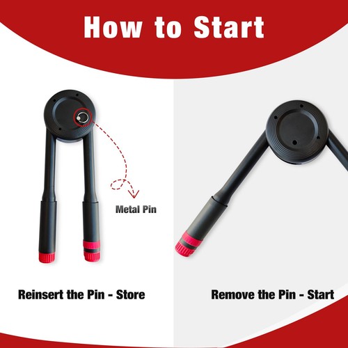 Twister Arm Exerciser, Adjustable 11- 440lbs Hydraulic Power, Arm Trainer, Ho... - Picture 3 of 9