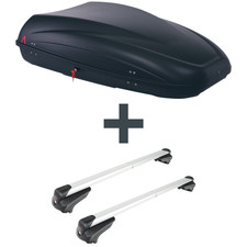 Dachbox G3 Krono 400 + Dachträger G3 Clop infinity für Dacia Duster II HM_ NEU