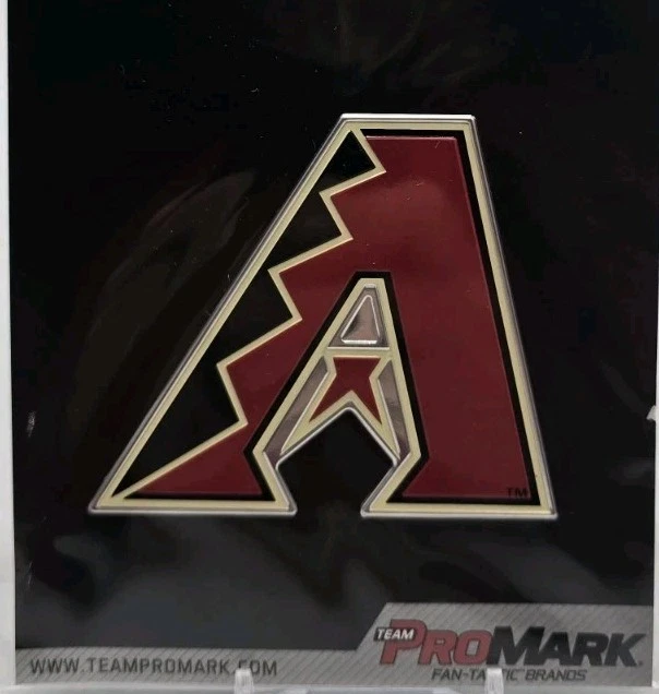 Team ProMark ARIZONA DIAMONDBACKS Automotive Team 3D Aluminum Emblem MLB New NOS - Image 3 of 4