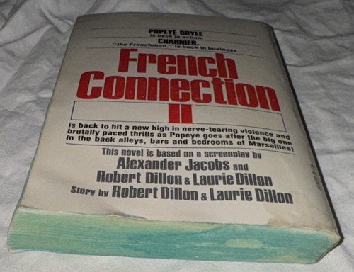 French Connection II 2 By Robin Moore & Milt Machlin (Paperback, 1975) 1st Print - Picture 6 of 9