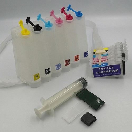 Kits d'alimentation en encre continue DIY rechargeables sans accessoires - Photo 5/7
