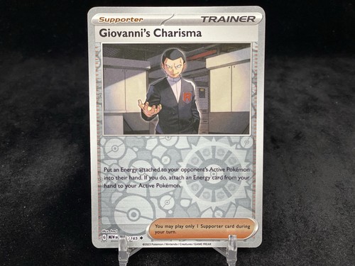GIOVANNI'S CARISMA 161/165 REVERSE HOLO NON COMUNE SCARLATTO E VIOLA 151 NM - Foto 1 di 2