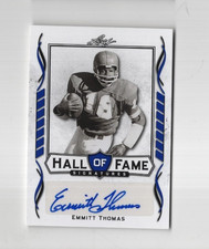 EMMITT THOMAS 2021 LEAF FOOTBALL HALL OF FAME SIGNATURES AUTOGRAPH #HOF-ETI AUTO