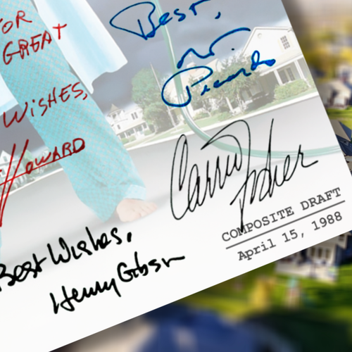 The Burbs Signed Autograph Script Reprint Full 117 Pages Script & Custom Cover - Picture 7 of 11