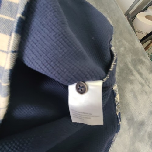 Nomad Mens Large Button Up Shirt Multicolor Blue Flannel Collared Long Sleeve - Picture 11 of 12
