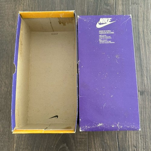 Vtg Rare 80s Nike 90s Reflecto Man BOX ONLY Youth Kids 8 Jordan Dunk SB Max - Picture 7 of 7