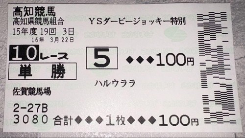 Boleto de apuestas especiales Haru Urara YS Derby Jockey raro coleccionable de Japón - Imagen 21 de 24
