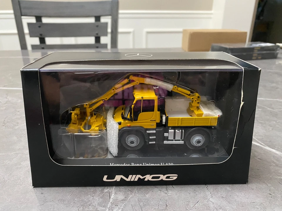 NZG 1/50 Road-Railer and Road Railer Mower Unimog NIB 2 models - Image 3 of 4