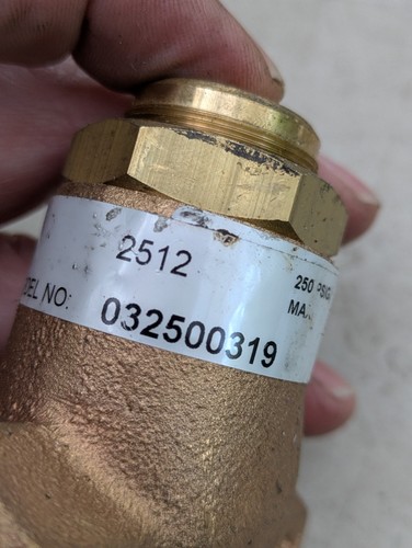 Parker Hannifin 032500319 Flow Control Valve 250 PSIG 3/8" NPT Brass - Picture 3 of 3