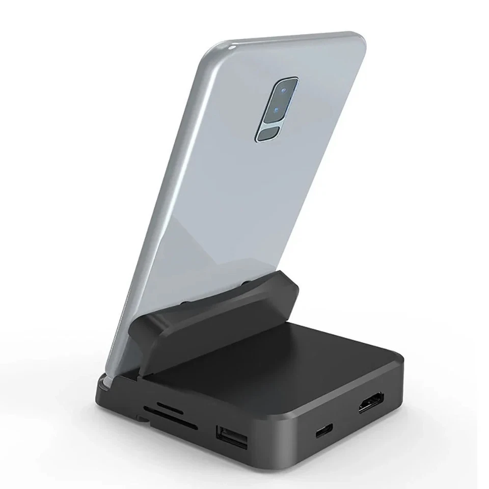 Multifunctional Base USB-C Dock Power Adapter Docking Station For Cell Phone - Image 4 of 4