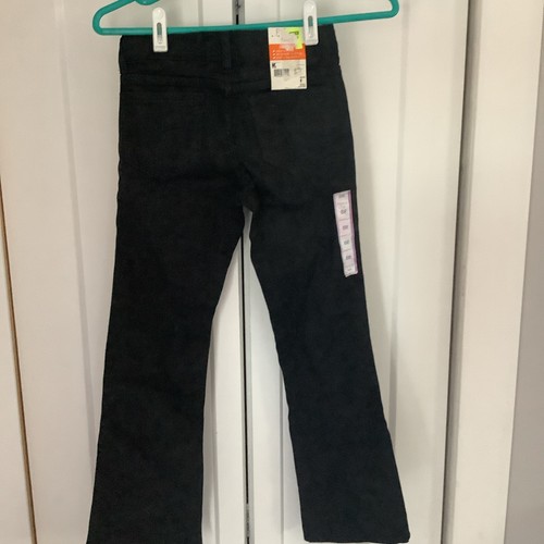Girls Piper Faves Black Denim Jeans Size 8R Bootcut Adjustable Waist NWT - Picture 3 of 5