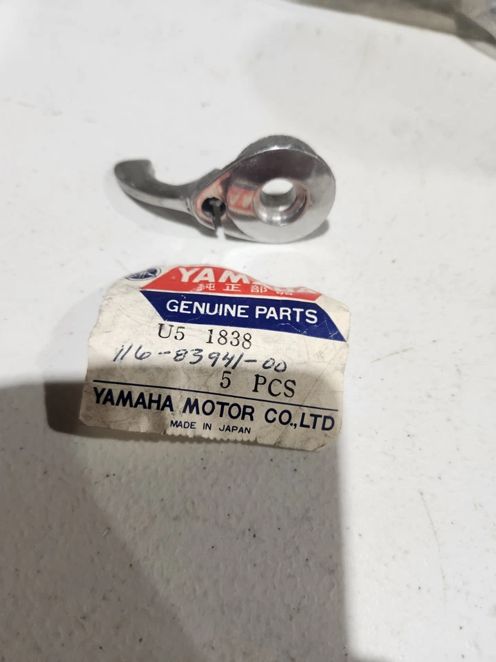 Yamaha U5 U5E U7 U7E MF3 Y75 Starter Choke Lever NOS Genuine P/N 116-83941-00-38 - Image 2 of 2