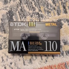 NEW TDK MA 110 Metal Bias Cassette Tape IEC IV/Type IV SEALED